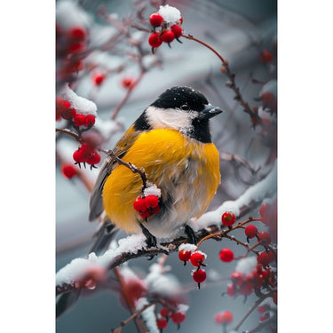 Long Tailed Tit Canvas